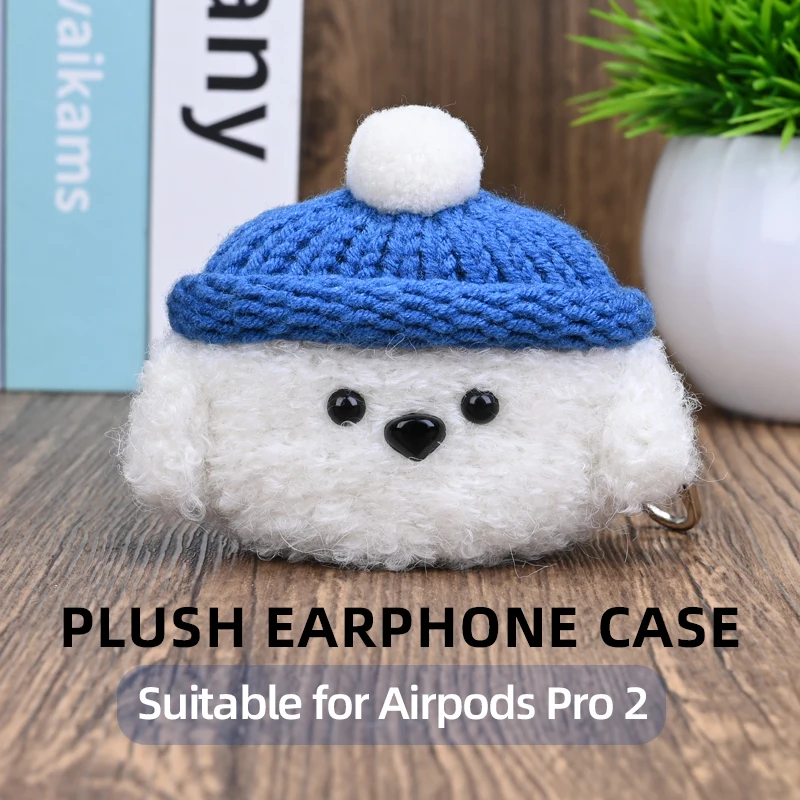 Plush Case cover Compatible with Airpods pro 2 Handmade Knitted Cartoon Creative Funny Cute earbuds Headphone Cases
Plush Case cover Compatible with Airpods pro 2 Handmade Knitted Cartoon Creative Funny Cute earbuds Headphone Cases