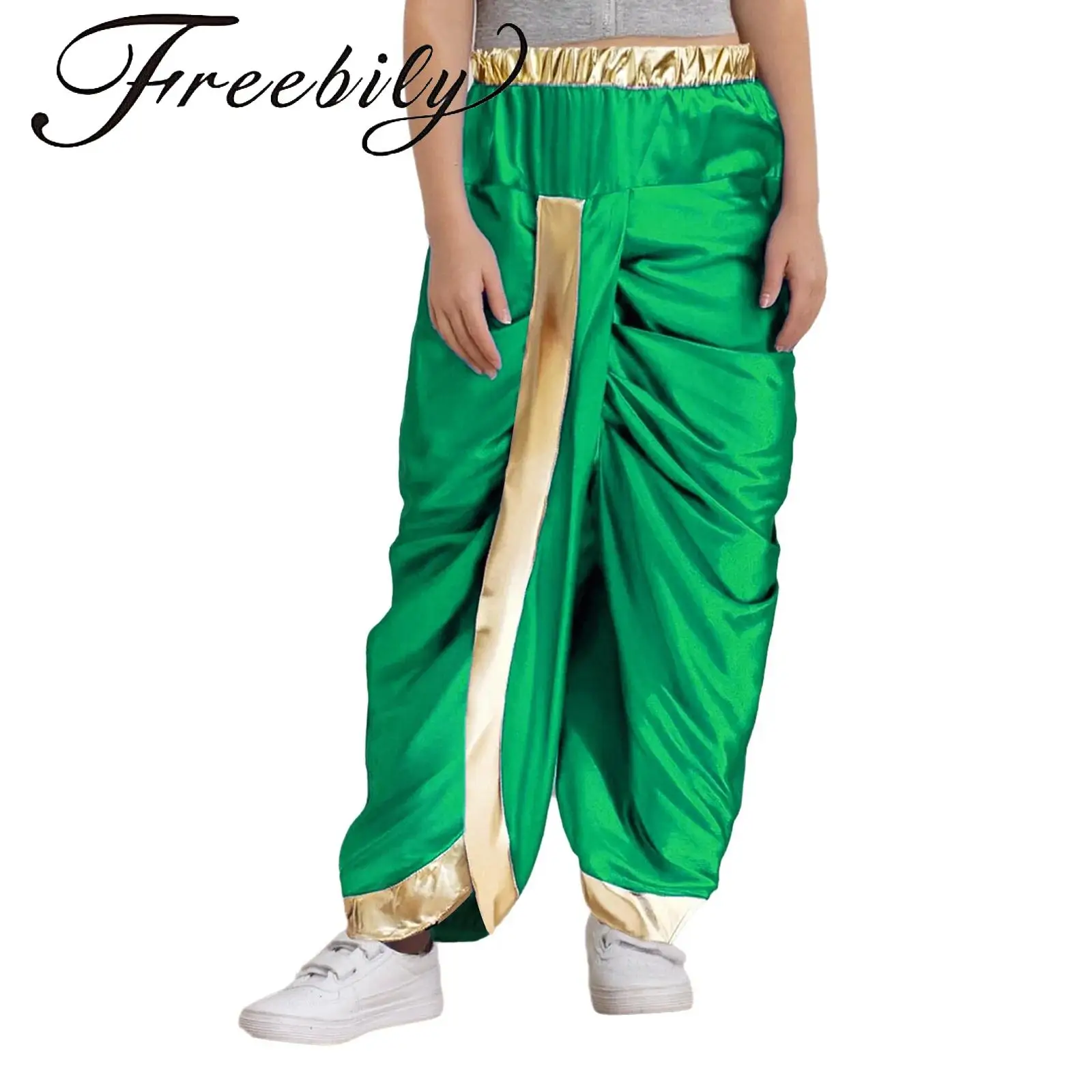 Детские традиционные индийские брюки для мальчиков, костюм для праздника, с металлической отделкой, на резинке, атласные дхоти
Детские традиционные индийские брюки для мальчиков, костюм для праздника, с металлической отделкой, на резинке, атласные дхоти