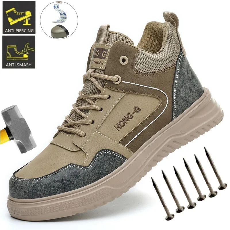 Steel Toe Safety Shoes Non Slip Men Anti-Puncture Anti-Smash Industrial Work Boots Male Lightweight CE New Work Safety Shoes
Steel Toe Safety Shoes Non Slip Men Anti-Puncture Anti-Smash Industrial Work Boots Male Lightweight CE New Work Safety Shoes
