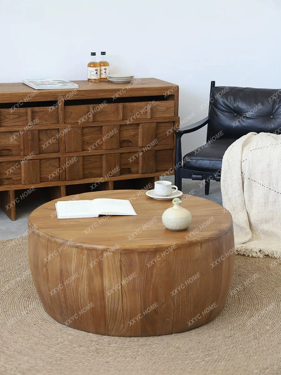 Round coffee table Solid wood living room Small apartment Round tea table Coffee table
Round coffee table Solid wood living room Small apartment Round tea table Coffee table