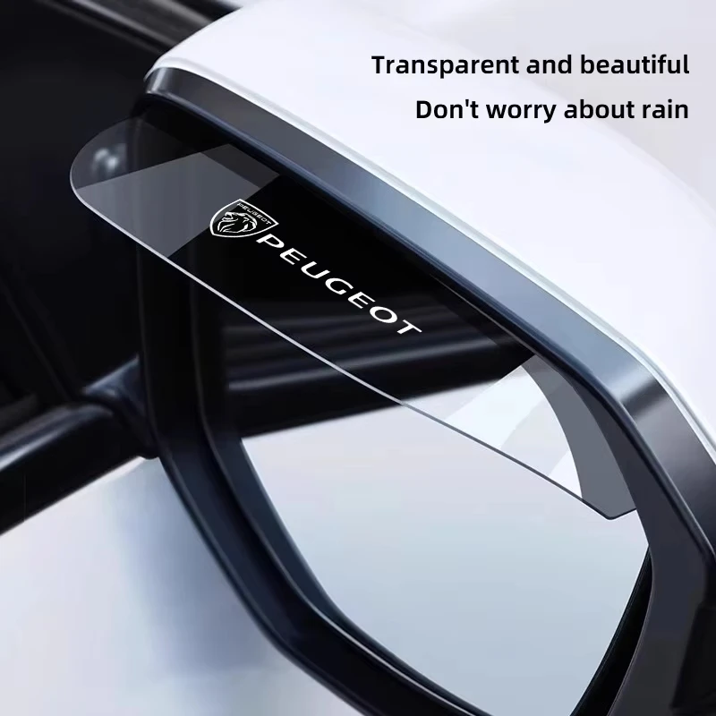 2Pcs Clear Rearview Mirror Rain Visor With Peugeot Lion Logo Car Side Mirror Rain Guard For Peugeot Models
2Pcs Clear Rearview Mirror Rain Visor With Peugeot Lion Logo Car Side Mirror Rain Guard For Peugeot Models