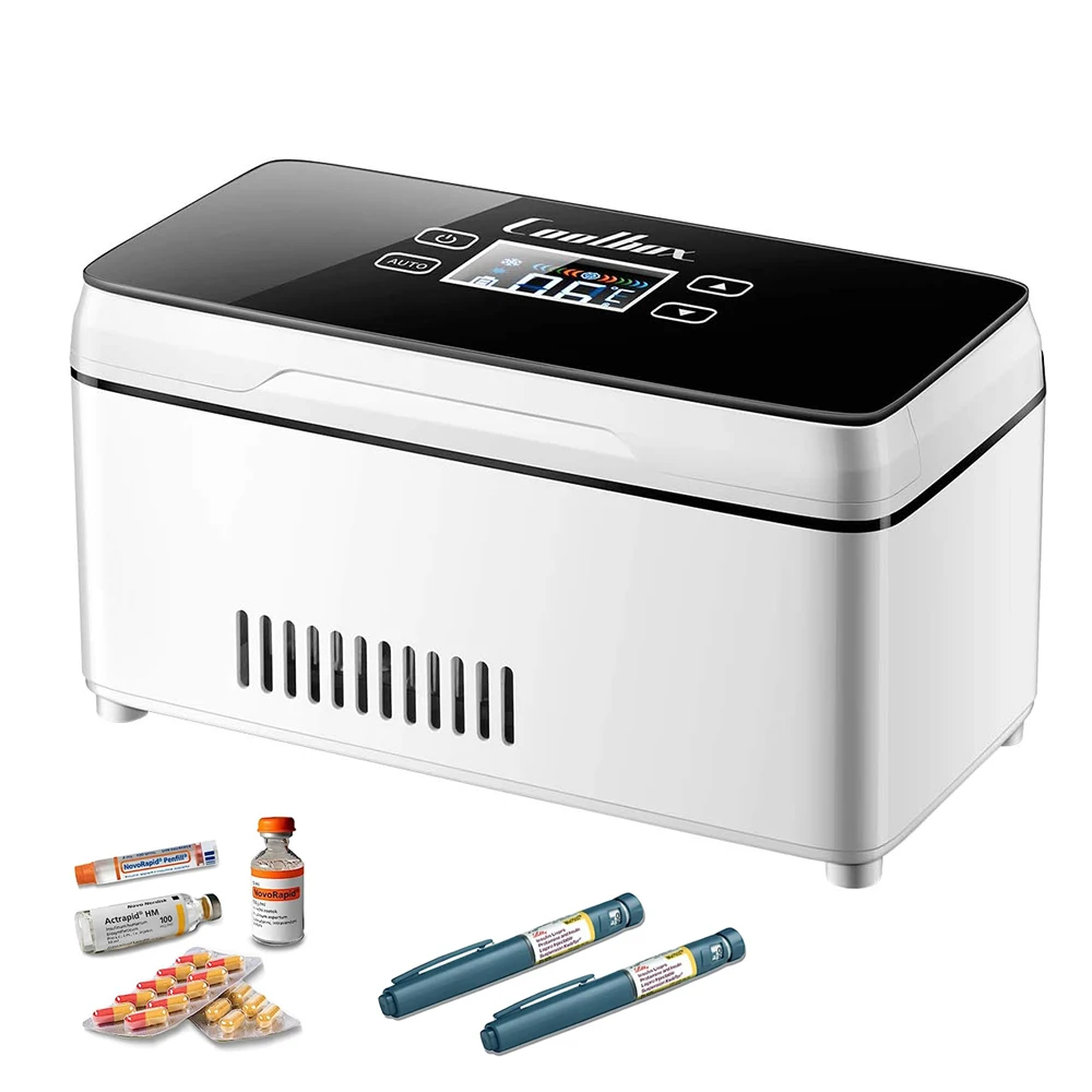 Insulin Refrigerator USB Mini Drug Cooler Portable Car Small Refrigerator Constant Temperature Pill Vaccine Refrigeration
Insulin Refrigerator USB Mini Drug Cooler Portable Car Small Refrigerator Constant Temperature Pill Vaccine Refrigeration