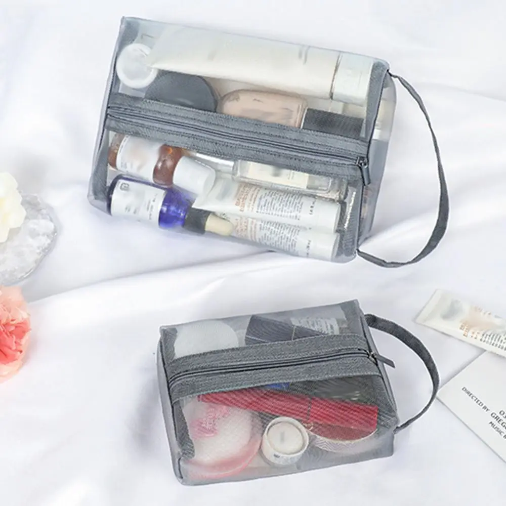 Transparent Fashion Handbag Mesh Large Capacity Women Cosmetic Bag Skin Care Storage Bag Korean Storage Bag Zipper Makeup Bag
Transparent Fashion Handbag Mesh Large Capacity Women Cosmetic Bag Skin Care Storage Bag Korean Storage Bag Zipper Makeup Bag