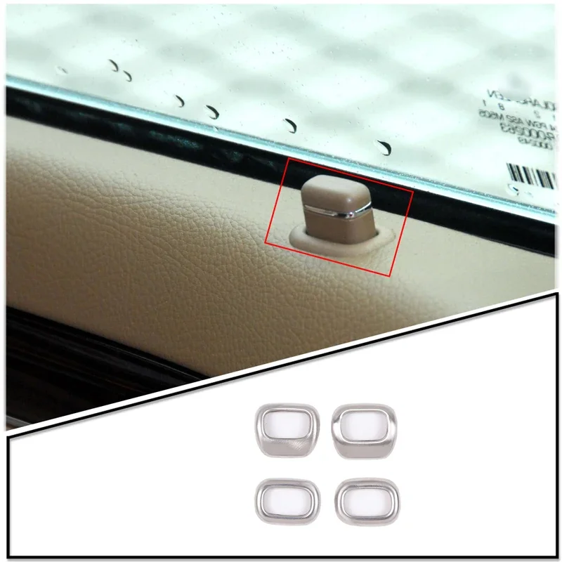 For Mercedes Benz S Class W221 2006-2013 Stainless steel Silver Car Door Safety Lock Cover Trim Sticker Car Accessories
For Mercedes Benz S Class W221 2006-2013 Stainless steel Silver Car Door Safety Lock Cover Trim Sticker Car Accessories