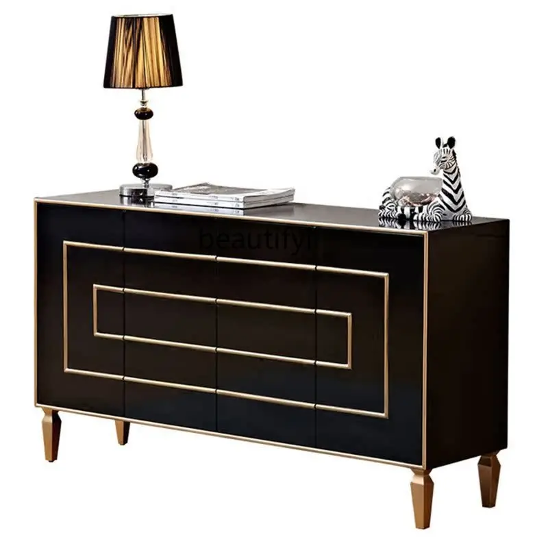 Light luxury American solid wood porch cabinet Simple foyer partition decorative storage cabinet
Light luxury American solid wood porch cabinet Simple foyer partition decorative storage cabinet