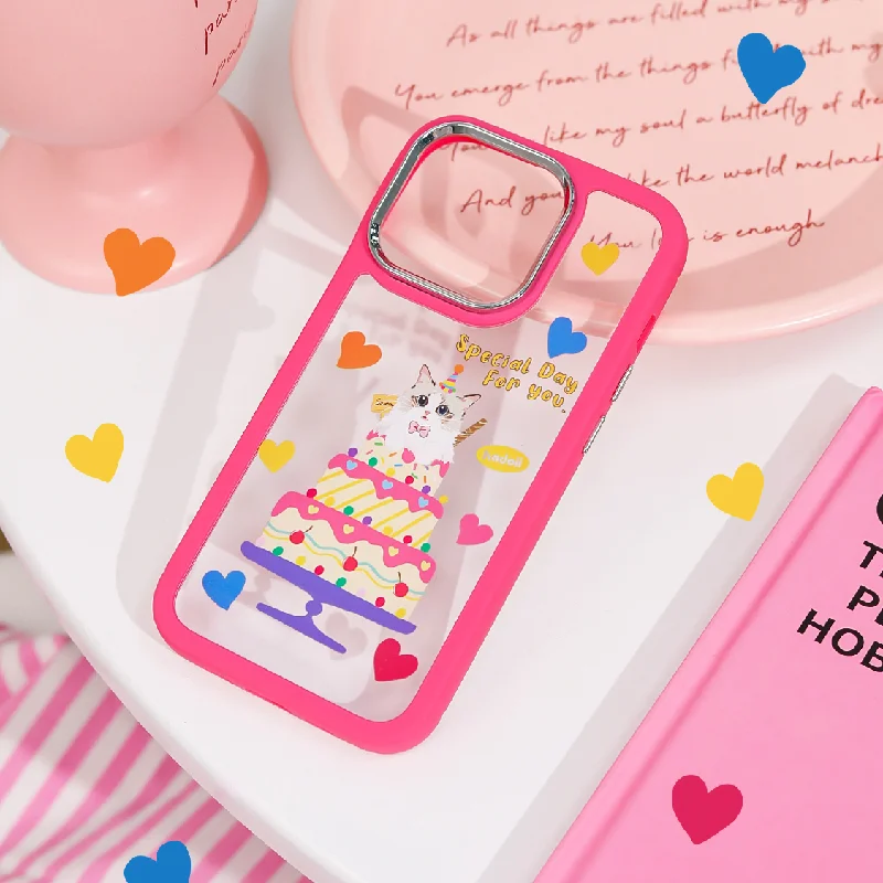 HaDoii Original Cartoon Cute Pink Cat Phone Case Soft Anti-fall Shell for Iphone 15 Pro Max 14 13 Personalized Cartoon Cover
HaDoii Original Cartoon Cute Pink Cat Phone Case Soft Anti-fall Shell for Iphone 15 Pro Max 14 13 Personalized Cartoon Cover