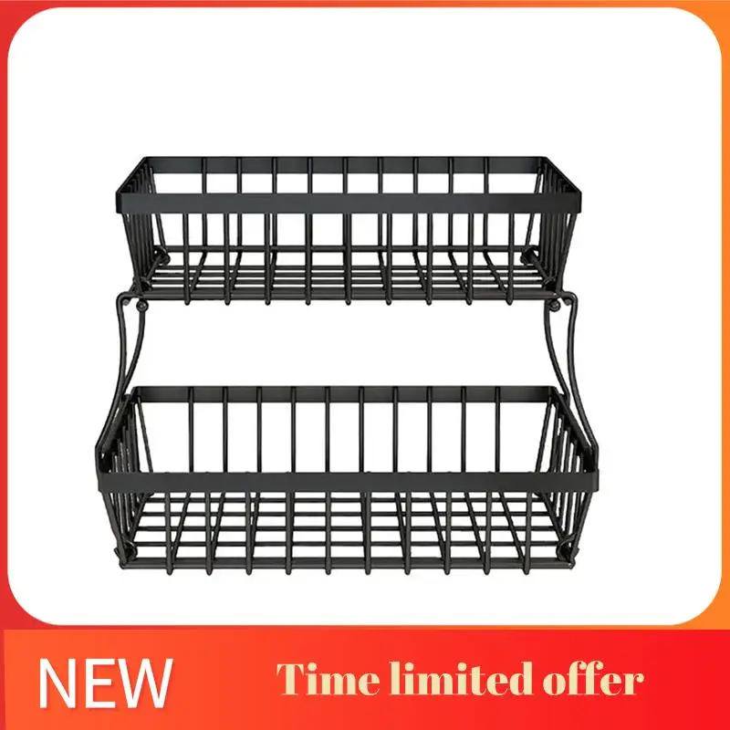 ABRN-2 Tiers Fruit Basket Metal Fruit Bowl Bread Baskets Countertop Vegetable Storage Stand For Kitchen Accessories
ABRN-2 Tiers Fruit Basket Metal Fruit Bowl Bread Baskets Countertop Vegetable Storage Stand For Kitchen Accessories