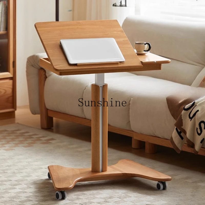 Movable small desk workbench Solid wood lifting computer desk
Movable small desk workbench Solid wood lifting computer desk