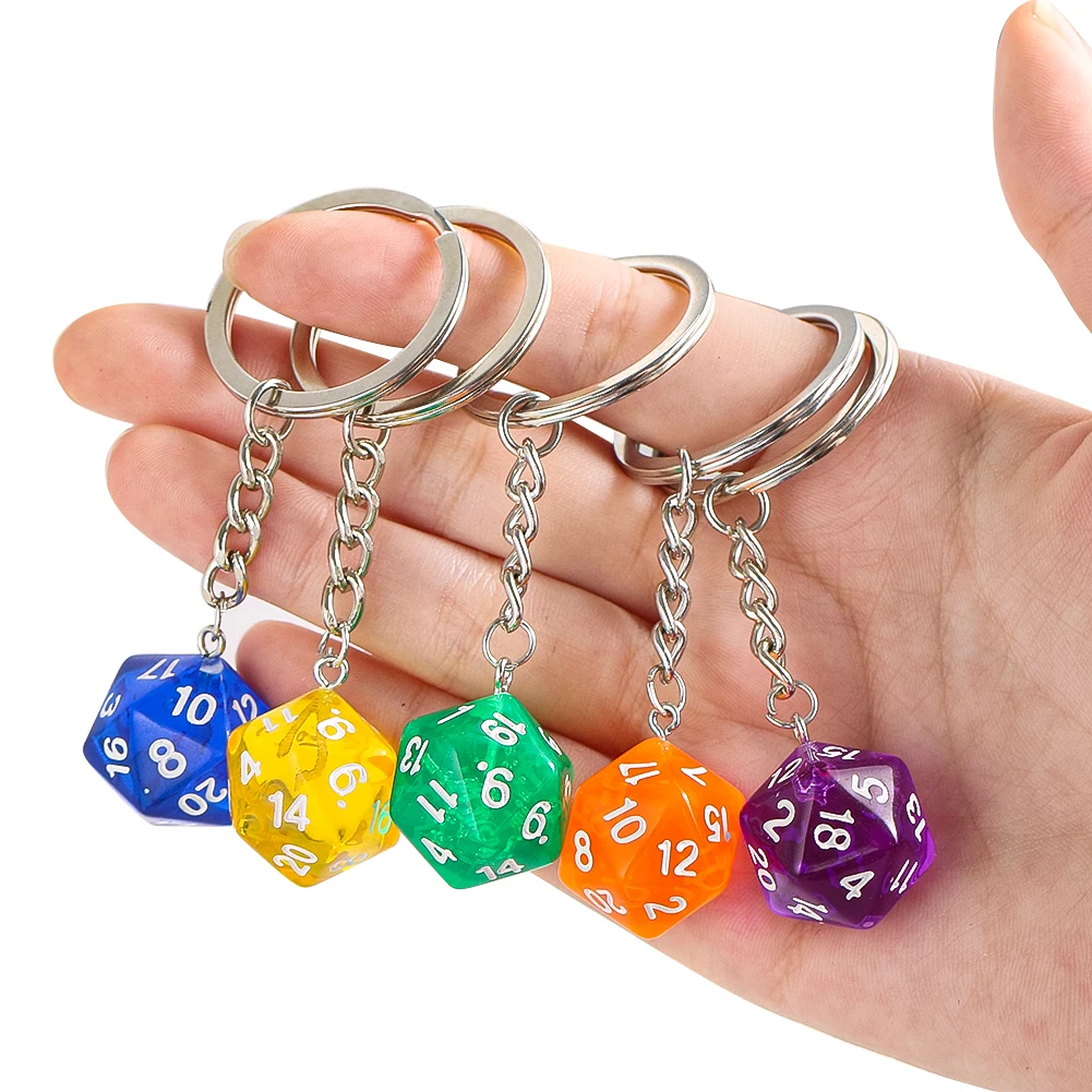 Colorful Acrylic 20 Cut Dice Key Ring Board Game Souvenir Bag Lucky Pendant Handmade Jewelry Accessories Party Birthday Gift
Colorful Acrylic 20 Cut Dice Key Ring Board Game Souvenir Bag Lucky Pendant Handmade Jewelry Accessories Party Birthday Gift