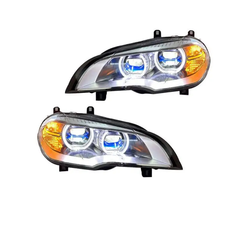 For BMW X5 E70 Headlight Assembly 2007-2013 Old Model Modified New Laser Lens LED Daytime Running Light Turn Signal Front Lamp
For BMW X5 E70 Headlight Assembly 2007-2013 Old Model Modified New Laser Lens LED Daytime Running Light Turn Signal Front Lamp