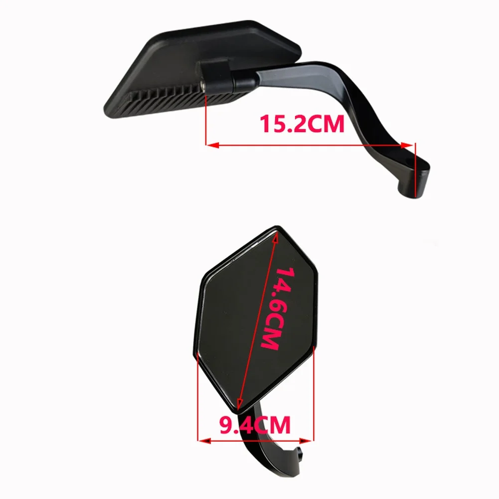 Rearview Mirror Assembly for Motorcycles Featuring Spoiler Wing to Enhance Rider Situational Awareness and Protection
Rearview Mirror Assembly for Motorcycles Featuring Spoiler Wing to Enhance Rider Situational Awareness and Protection