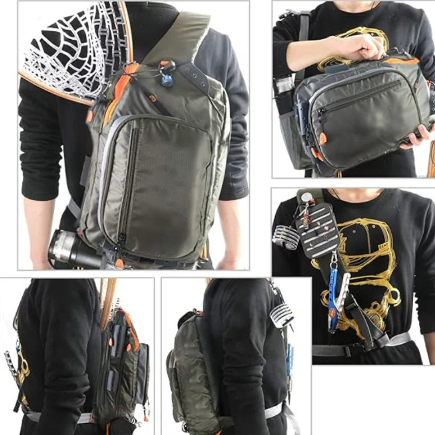 Multifunctional Outdoor Lure Chest Bag For Fishing Lovers Fly Fishing Sling bag Fishing Gear Storage Shoulder Bags Мужская сумка
Multifunctional Outdoor Lure Chest Bag For Fishing Lovers Fly Fishing Sling bag Fishing Gear Storage Shoulder Bags Мужская сумка