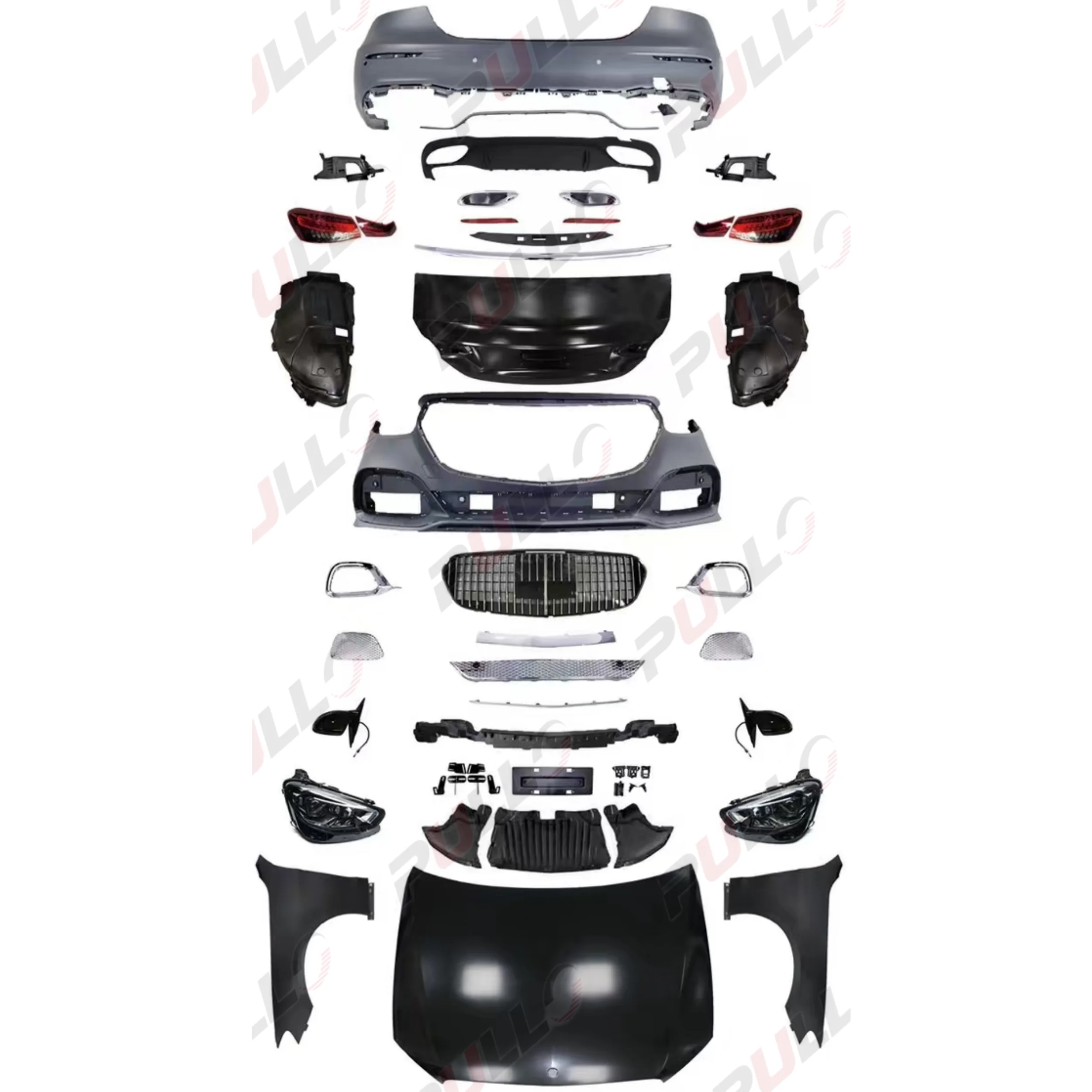 Car Bumper for Benz E Class W212 to W213 Maybach Old to New Include Car Bumper Grille Headlight Tail Light Hood Fender
Car Bumper for Benz E Class W212 to W213 Maybach Old to New Include Car Bumper Grille Headlight Tail Light Hood Fender