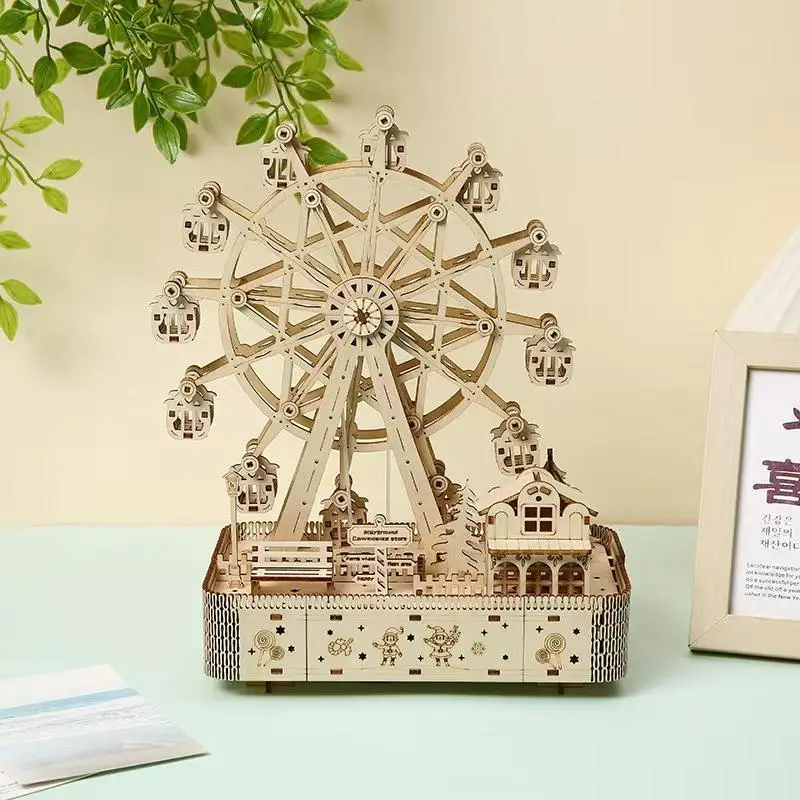 3D деревянные пазлы для взрослых, колесо обозрения, игрушка для снятия стресса, 183 предмета со светодиодной подсветкой и музыкальной деревянной моделью, комплект для снятия стресса
3D деревянные пазлы для взрослых, колесо обозрения, игрушка для снятия стресса, 183 предмета со светодиодной подсветкой и музыкальной деревянной моделью, комплект для снятия стресса