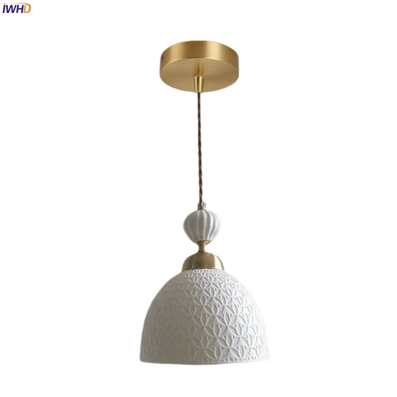 IWHD Wabi Sabi Vintage LED Hanging Lamp For Living Room Bedside Bathroom White Printed Ceramic Pendant Light Decoration Hanglamp
IWHD Wabi Sabi Vintage LED Hanging Lamp For Living Room Bedside Bathroom White Printed Ceramic Pendant Light Decoration Hanglamp