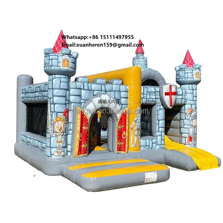 Medieval Knight Hupfburg Hot Sale Inflatable Bouncer Commercial Grade Bouncy Castle for Party Rental Equipment
Medieval Knight Hupfburg Hot Sale Inflatable Bouncer Commercial Grade Bouncy Castle for Party Rental Equipment