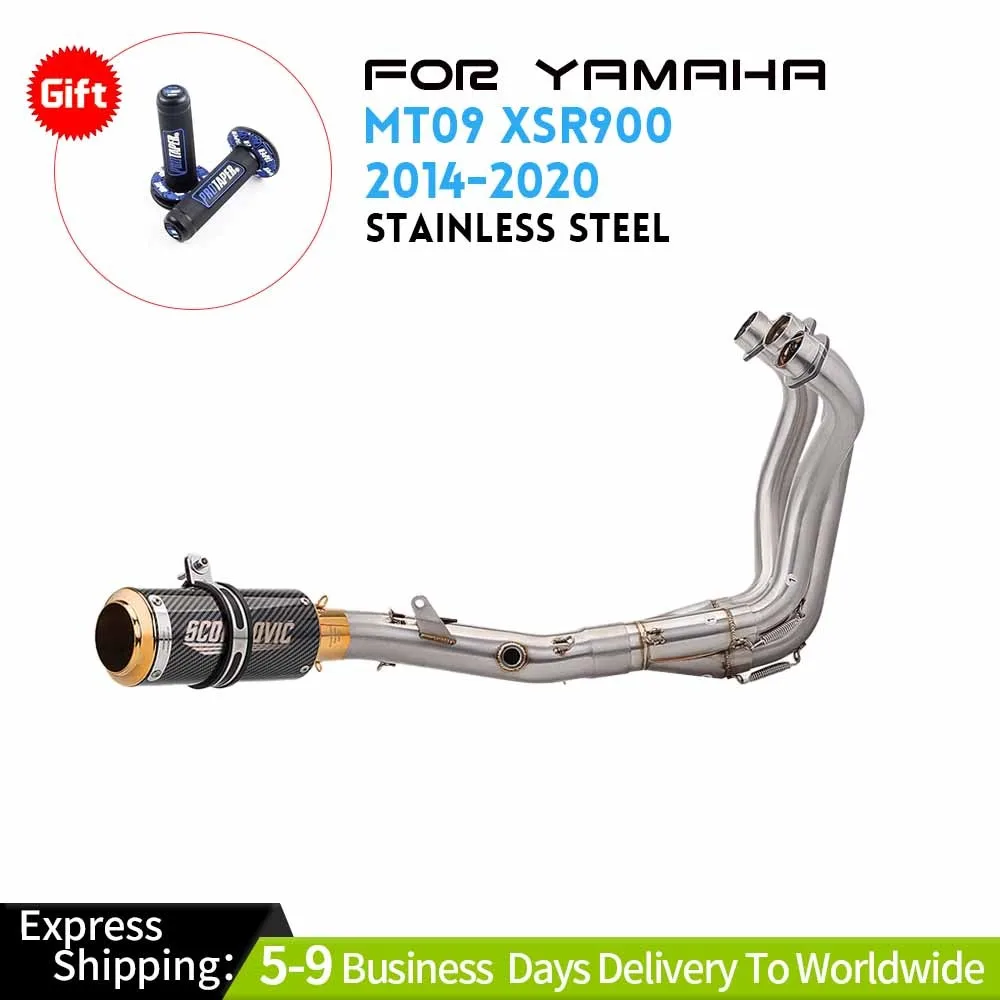 Whole System For Yamaha FZ09 2014-20 XSR900 Exhaust Header Pipe Carbon Muffler
Whole System For Yamaha FZ09 2014-20 XSR900 Exhaust Header Pipe Carbon Muffler