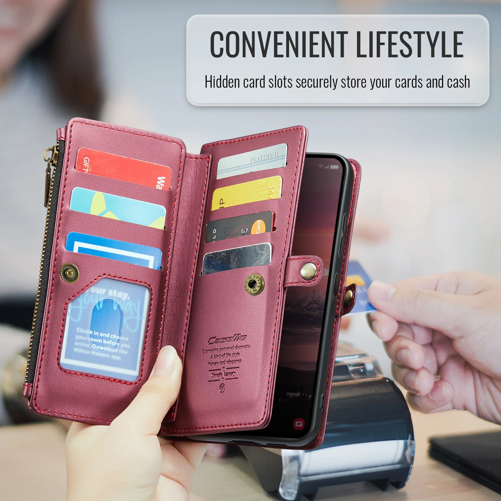 CaseMe-C36 For Samsung Galaxy S26 S25 Ultra S24 Plus S23 S22+ S21 FE Luxury Magnetic Flip Wallet Case Card Holder Cover w/Strap
CaseMe-C36 For Samsung Galaxy S26 S25 Ultra S24 Plus S23 S22+ S21 FE Luxury Magnetic Flip Wallet Case Card Holder Cover w/Strap