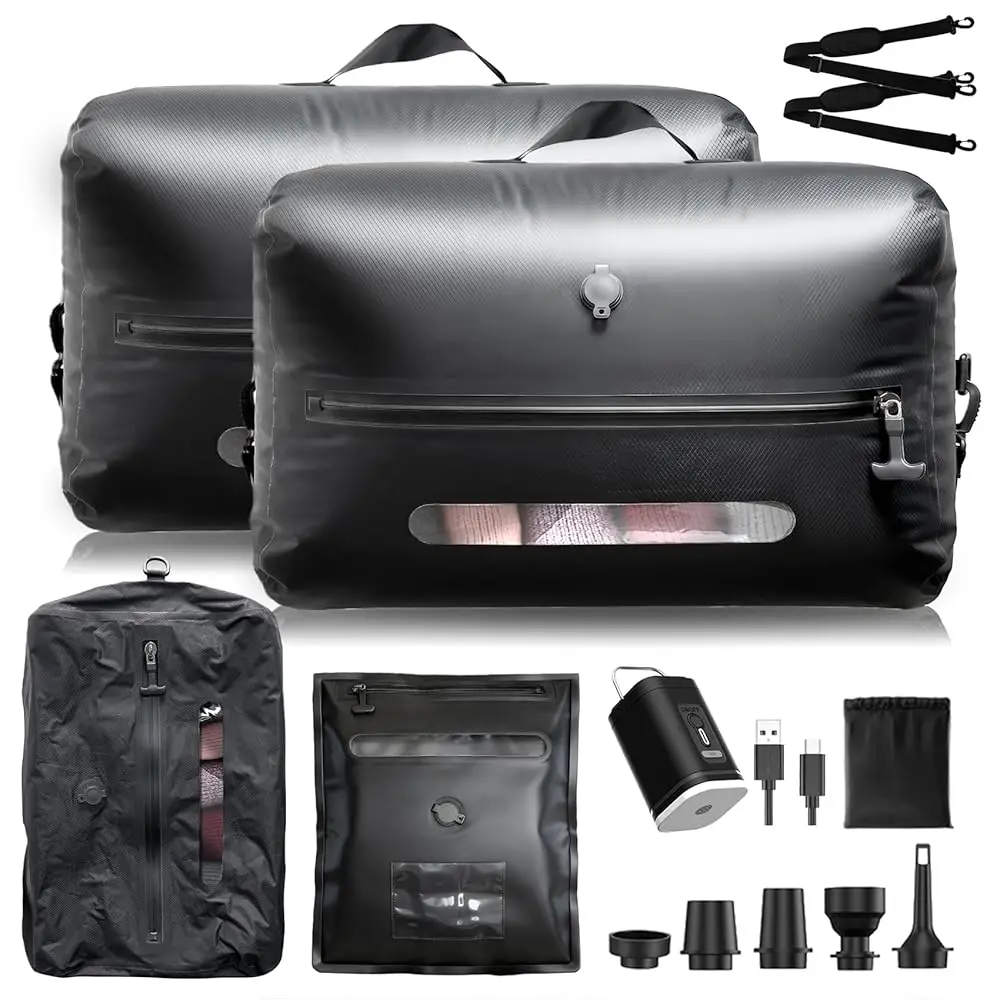 Free ShippingTravel Vacuum Bags with USB-C Pump, Compression Storage Bags for Clothing, Space Saving Packing Cubes Alternative
Free ShippingTravel Vacuum Bags with USB-C Pump, Compression Storage Bags for Clothing, Space Saving Packing Cubes Alternative