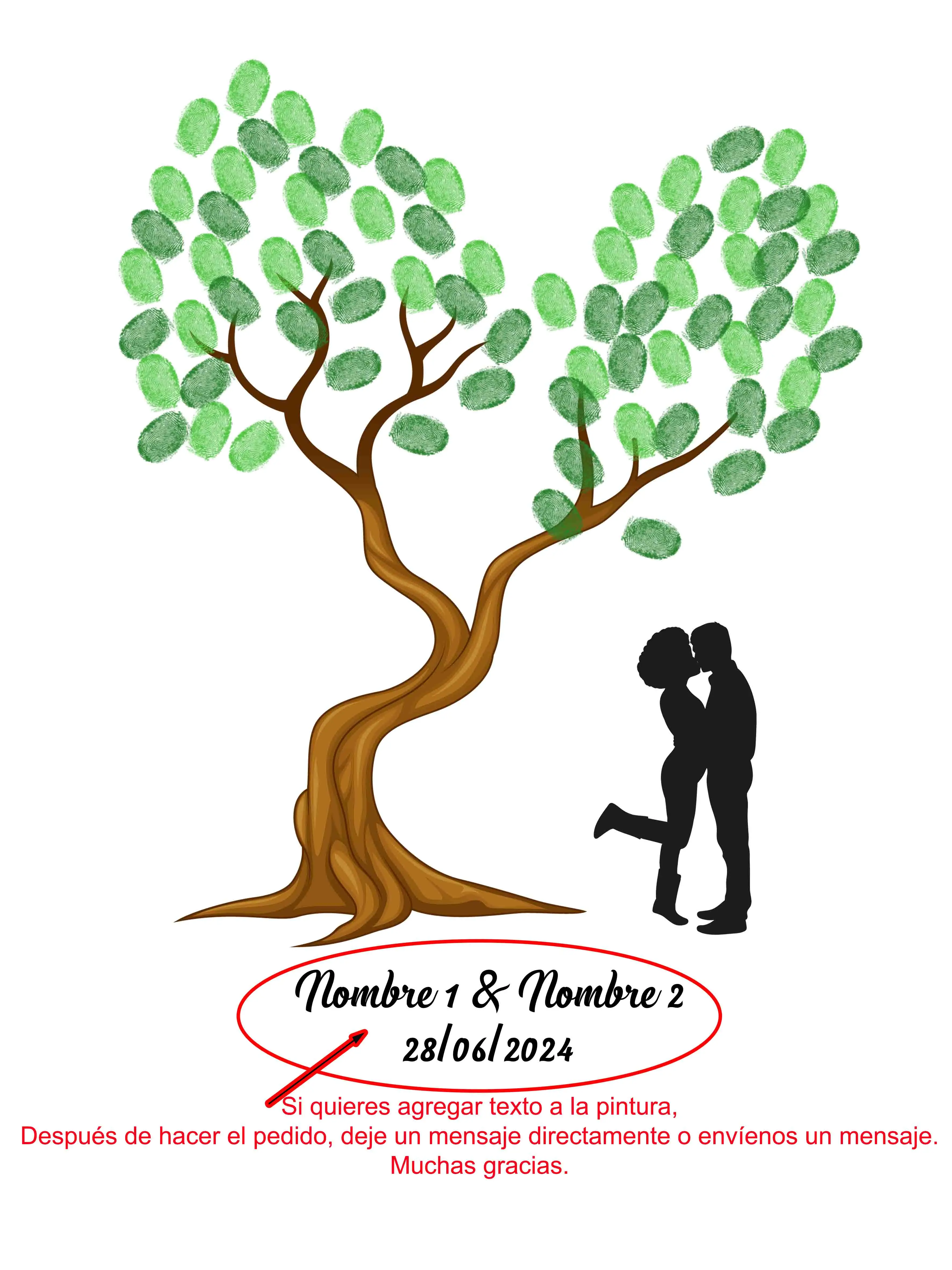 Hot 50X70cm Multi Size Wedding Tree Fingerprint Guest Signature Canvas Painting with Ink Pad for Ceremony Events Decoration
Hot 50X70cm Multi Size Wedding Tree Fingerprint Guest Signature Canvas Painting with Ink Pad for Ceremony Events Decoration
