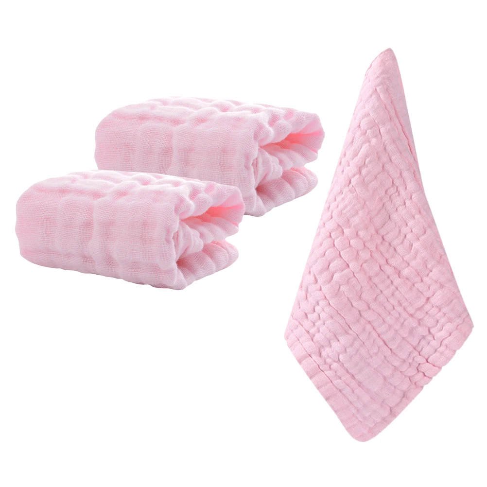 3pcs Pink Pure Towels Baby Washcloths Muslin Burp Cloths Saliva Hand Wipes Drool Bibs Newborn Bath Reusable Soft
3pcs Pink Pure Towels Baby Washcloths Muslin Burp Cloths Saliva Hand Wipes Drool Bibs Newborn Bath Reusable Soft