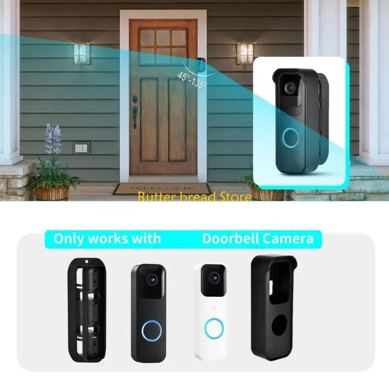 W89C No Drill Adjustable Doorbell Mounting Bracket with Adhesive Designs not Theft Doorbell Holder for House Video Doorbell
W89C No Drill Adjustable Doorbell Mounting Bracket with Adhesive Designs not Theft Doorbell Holder for House Video Doorbell