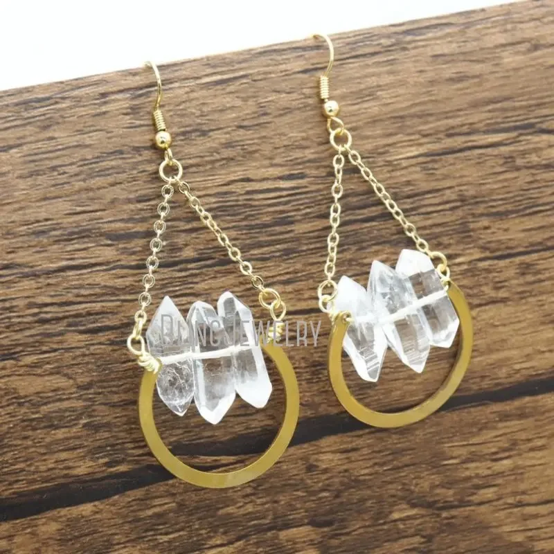 10pairs Raw Quartz Herkimer Diamonds Hoop Dangle Earrigns Women Statement Boho Accessories Jewelry Luxury
10pairs Raw Quartz Herkimer Diamonds Hoop Dangle Earrigns Women Statement Boho Accessories Jewelry Luxury