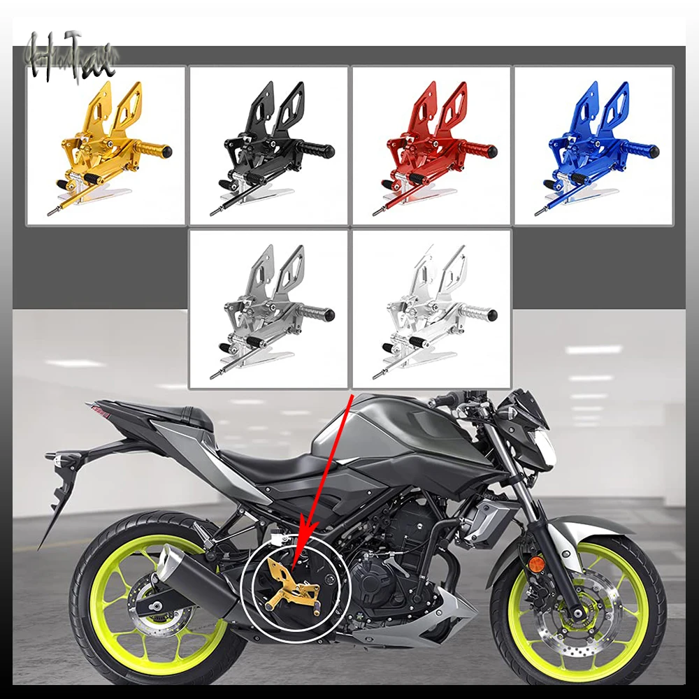 Motorcycle Adjustable Rearsets Foot Pegs For Yamaha YZF-R25 YZF-R3 MT-03 MT-25 2014-2020 Rear Sets Foot Pedal Assembly Footpegs
Motorcycle Adjustable Rearsets Foot Pegs For Yamaha YZF-R25 YZF-R3 MT-03 MT-25 2014-2020 Rear Sets Foot Pedal Assembly Footpegs
