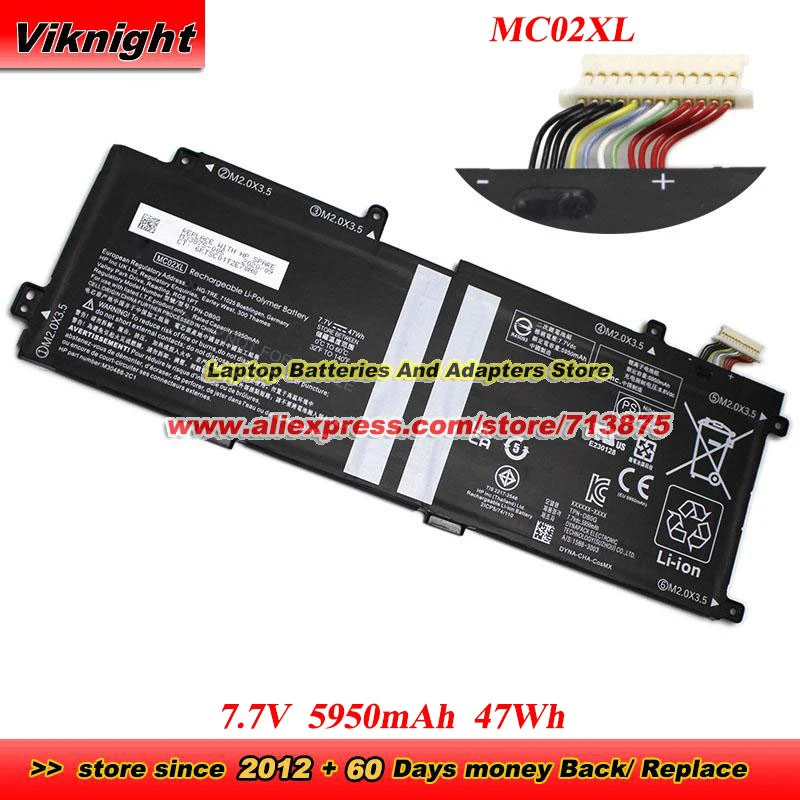 Оригинальный аккумулятор MC02XL TPN-DB0G HSTNN-DB9E для ноутбука HP Elite X2 G4 G8, аккумулятор M30488-2C1 M33875-005 MR02XL
Оригинальный аккумулятор MC02XL TPN-DB0G HSTNN-DB9E для ноутбука HP Elite X2 G4 G8, аккумулятор M30488-2C1 M33875-005 MR02XL