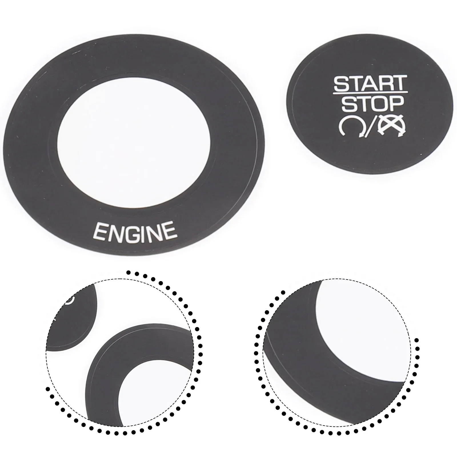 Car Accessories Decal Sticker Stop Start Switch Button White Lettering Black Overlay None Durable New Practical
Car Accessories Decal Sticker Stop Start Switch Button White Lettering Black Overlay None Durable New Practical