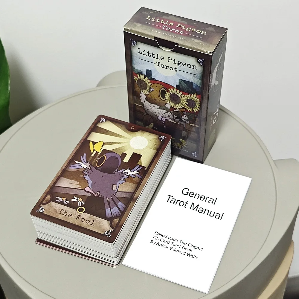 Little Pigeon Tarot 78 Pcs 12*7cm Cute Animal Tarot Cards Based on Rider Waite System with Guidebook for Beginners
Little Pigeon Tarot 78 Pcs 12*7cm Cute Animal Tarot Cards Based on Rider Waite System with Guidebook for Beginners