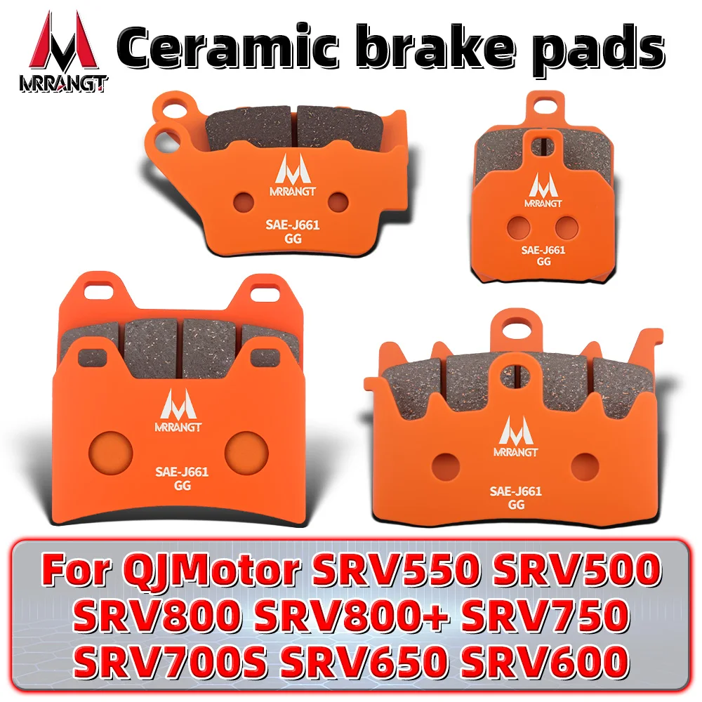 MRRANGT Ceramic Brake Pads Set Fit For QJMotor SRV800 800+ 750 700S 650 600 550 500 High performance Low noise Motorcycle parts
MRRANGT Ceramic Brake Pads Set Fit For QJMotor SRV800 800+ 750 700S 650 600 550 500 High performance Low noise Motorcycle parts