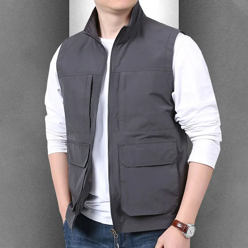 BON Chase Summer Men's Lightweight Casual Fiing Vest Multiple kets Outdoor Leisure Faion Ci Sle Mid-aged Suitable
BON Chase Summer Men's Lightweight Casual Fiing Vest Multiple kets Outdoor Leisure Faion Ci Sle Mid-aged Suitable