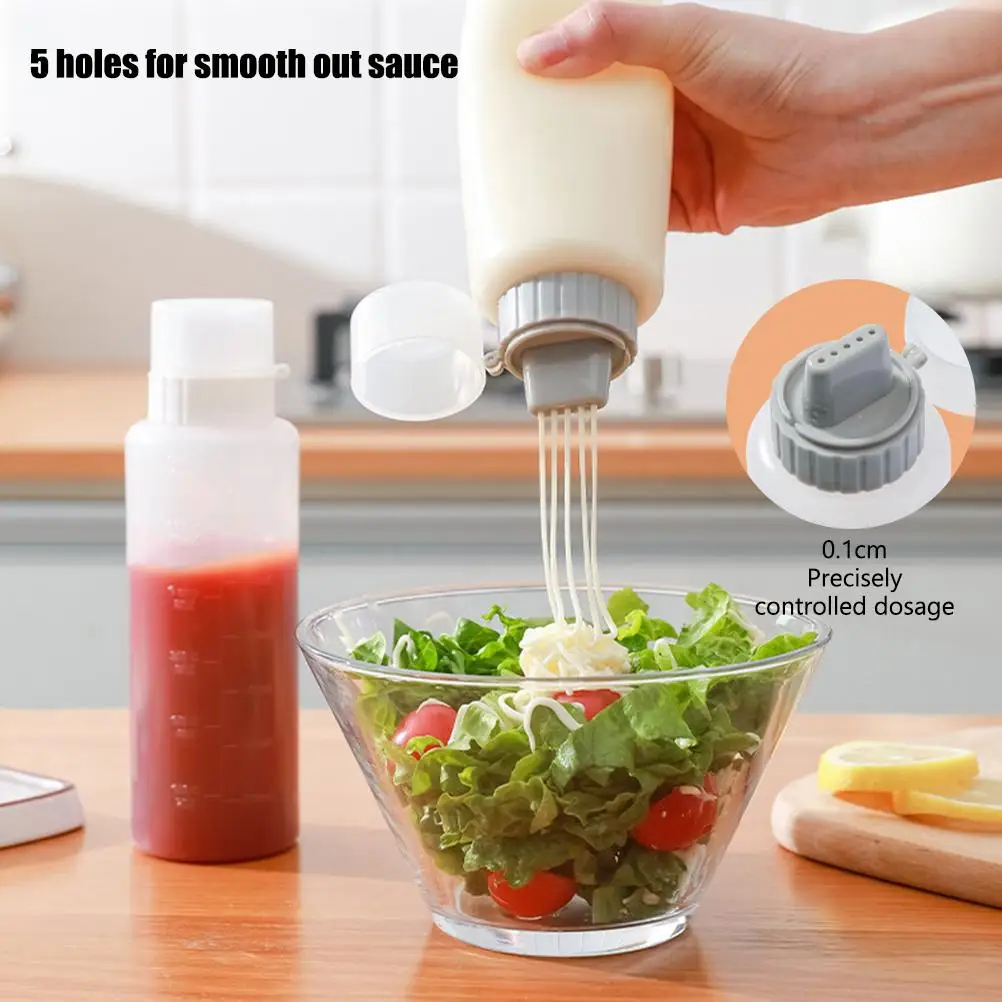 4PCS Plastic Sauce Bottle With Scale Kitchen Seasoning Bottle with Leak-Proof Cap Kitchen Gadget 350ML 175ML
4PCS Plastic Sauce Bottle With Scale Kitchen Seasoning Bottle with Leak-Proof Cap Kitchen Gadget 350ML 175ML