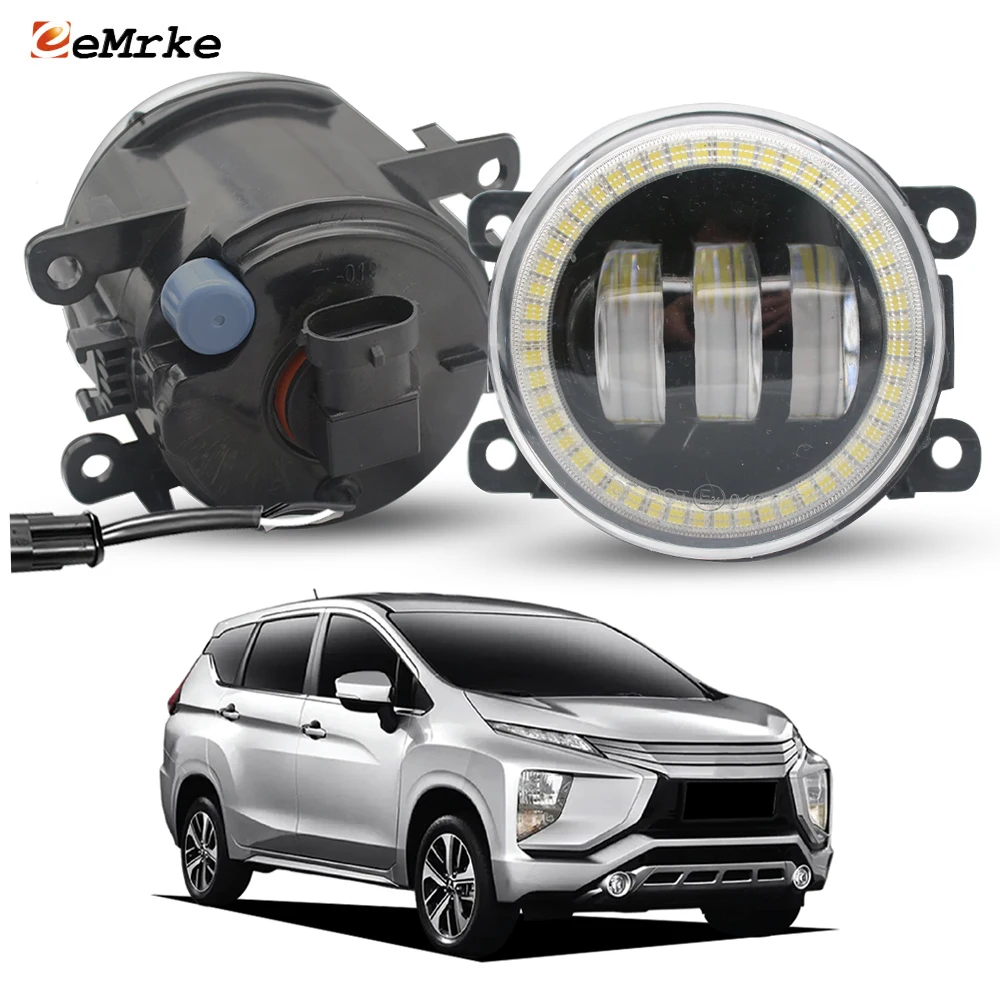 Замена противотуманных фар для Mitsubishi Xpander 2017-2021: ДХО «Ангельские глазки», передние дневные ходовые огни, ближний свет H11
Замена противотуманных фар для Mitsubishi Xpander 2017-2021: ДХО «Ангельские глазки», передние дневные ходовые огни, ближний свет H11