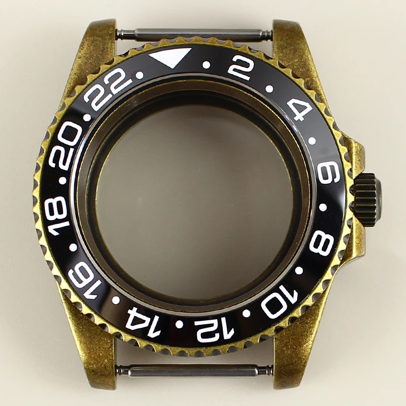 Bronze Retro 40mm Stainless Steel Watch Case 120Clicks Bezel Sapphire Glass For GMT SUB NH35 NH36 NH34 NH38 Movement 28.5mm Dial
Bronze Retro 40mm Stainless Steel Watch Case 120Clicks Bezel Sapphire Glass For GMT SUB NH35 NH36 NH34 NH38 Movement 28.5mm Dial