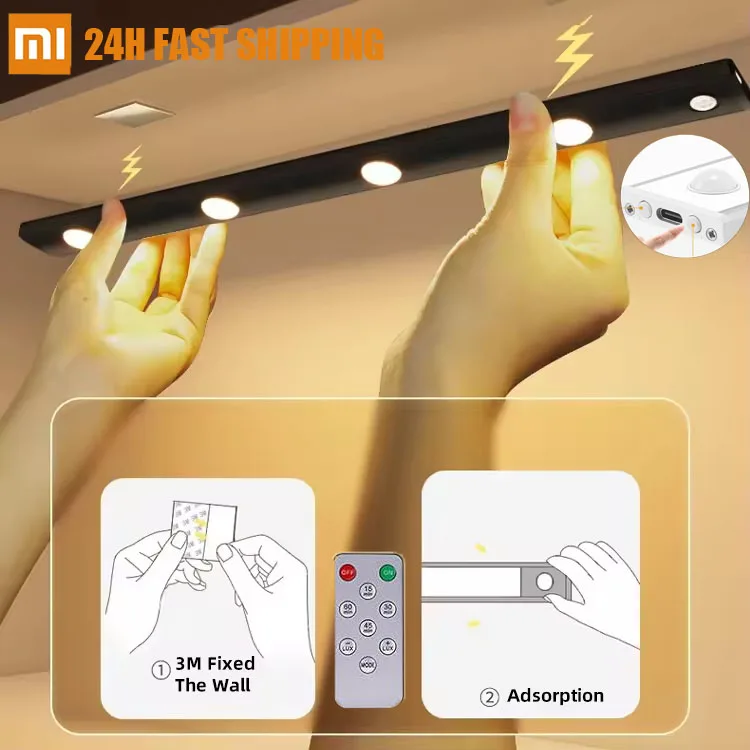 Xiaomi перезаряжаемая Ночная лампа с датчиком движения, USB-лампочка, беспроводная Светодиодная лампа для комнаты, кухни, лестницы, освещение
Xiaomi перезаряжаемая Ночная лампа с датчиком движения, USB-лампочка, беспроводная Светодиодная лампа для комнаты, кухни, лестницы, освещение