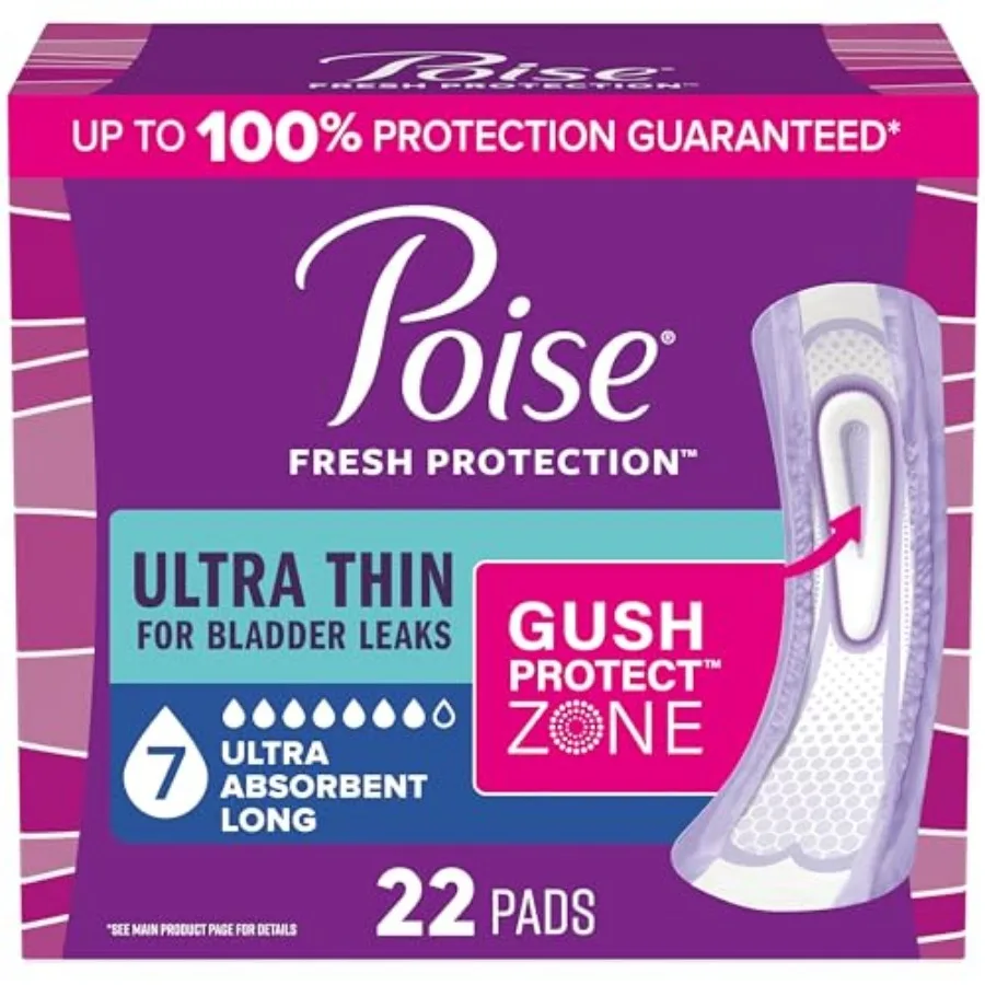 Poi Ultra Tin Incontinence and tpartum Pa Bladder Leaks, 7 Drop Ultra orncy, Long Lengt, 22 Count Packaging May Vary
Poi Ultra Tin Incontinence and tpartum Pa Bladder Leaks, 7 Drop Ultra orncy, Long Lengt, 22 Count Packaging May Vary