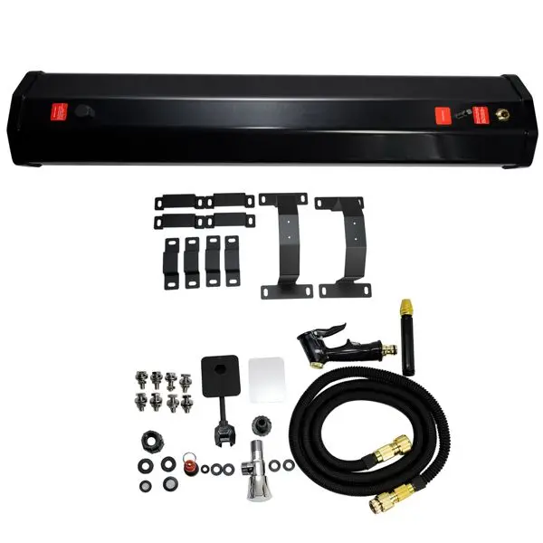 8 Gallon Pressurized Camping Water Tank For Off-Road Pickup Trucks Road Shower Roof Rack For Convenient Camping Adventures
8 Gallon Pressurized Camping Water Tank For Off-Road Pickup Trucks Road Shower Roof Rack For Convenient Camping Adventures