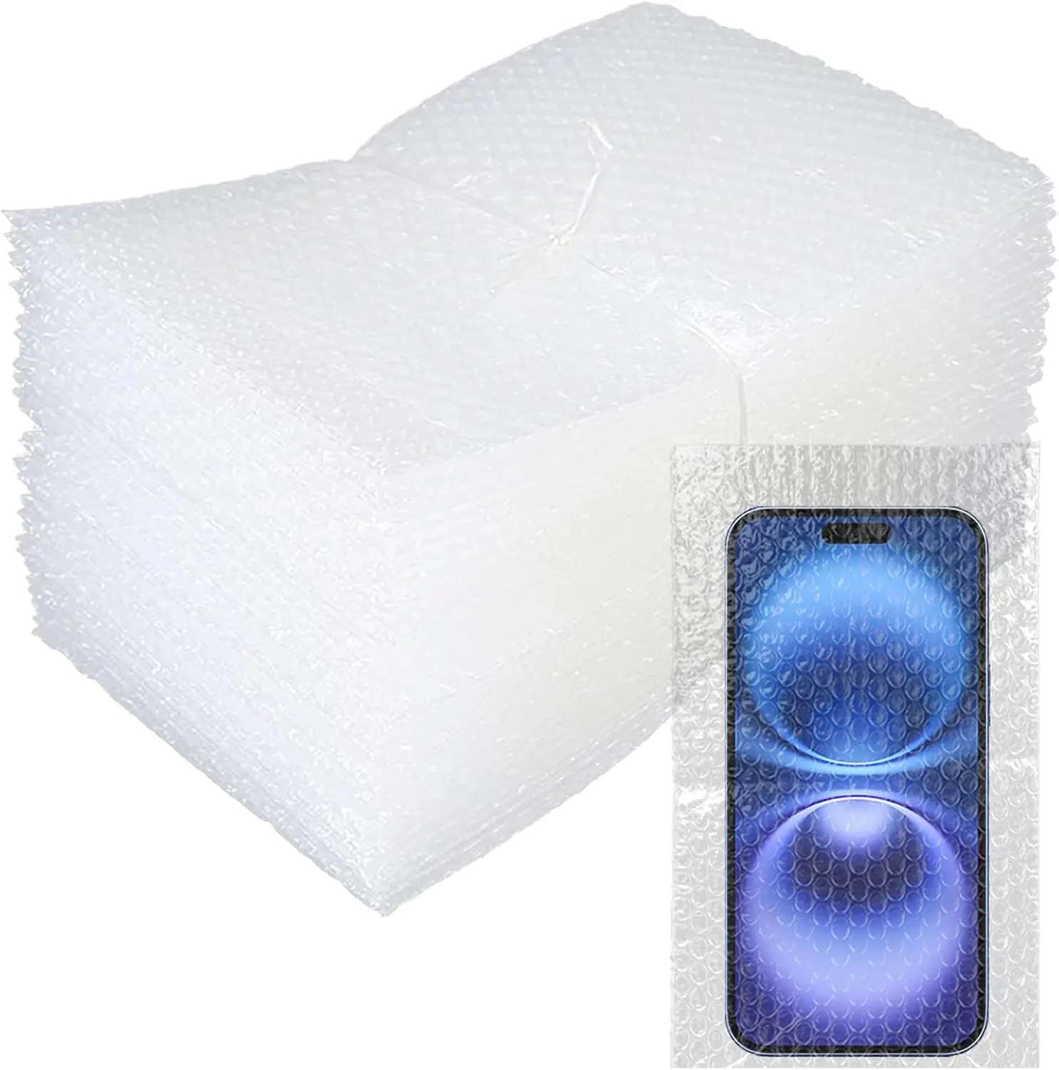50 Bubble Pouches 6x10in Double Layer Cushion Wrap for Shipping Moving
50 Bubble Pouches 6x10in Double Layer Cushion Wrap for Shipping Moving
