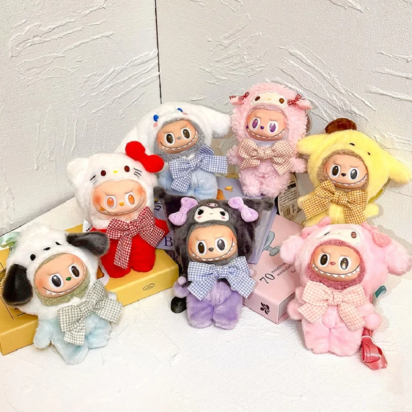 New Suitable for 17cm Labubu doll clothes cute Sanrio Kulomi Yugui dog doll plush doll clothes Labubu Plush Jumpsuit Gift
New Suitable for 17cm Labubu doll clothes cute Sanrio Kulomi Yugui dog doll plush doll clothes Labubu Plush Jumpsuit Gift