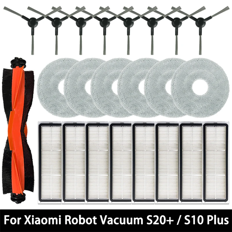 For Xiaomi Robot Vacuum S20+ / S10 Plus / B108GL / B105 / B108CN B113CN Compatible Parts Accessories Filter Main Side Brush Mop
For Xiaomi Robot Vacuum S20+ / S10 Plus / B108GL / B105 / B108CN B113CN Compatible Parts Accessories Filter Main Side Brush Mop
