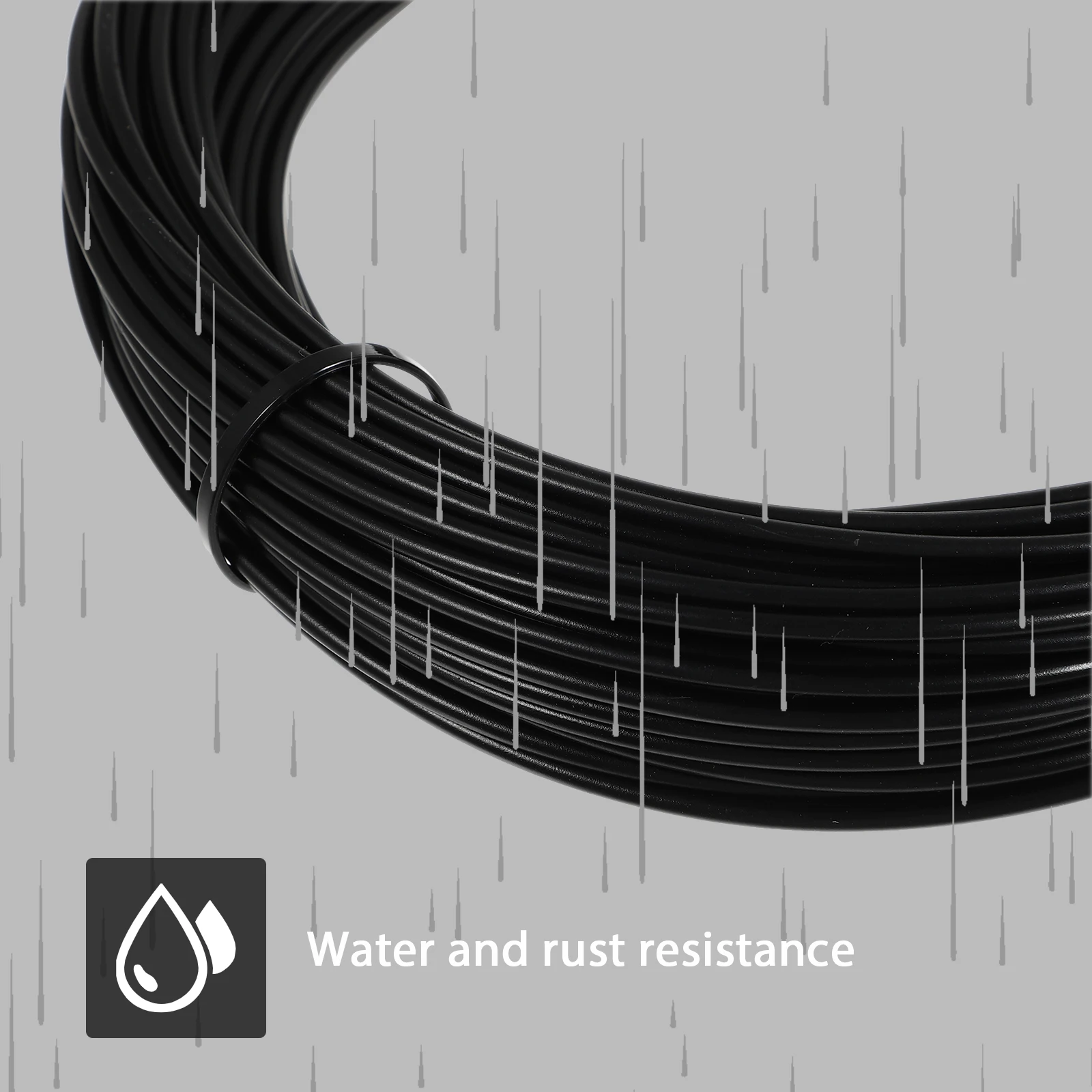 Stainless Steel Wire Rope 25M Black PVC Coated Cable Waterproof Fence Bailing Clothesline Travel String Outdoor Hardware
Stainless Steel Wire Rope 25M Black PVC Coated Cable Waterproof Fence Bailing Clothesline Travel String Outdoor Hardware