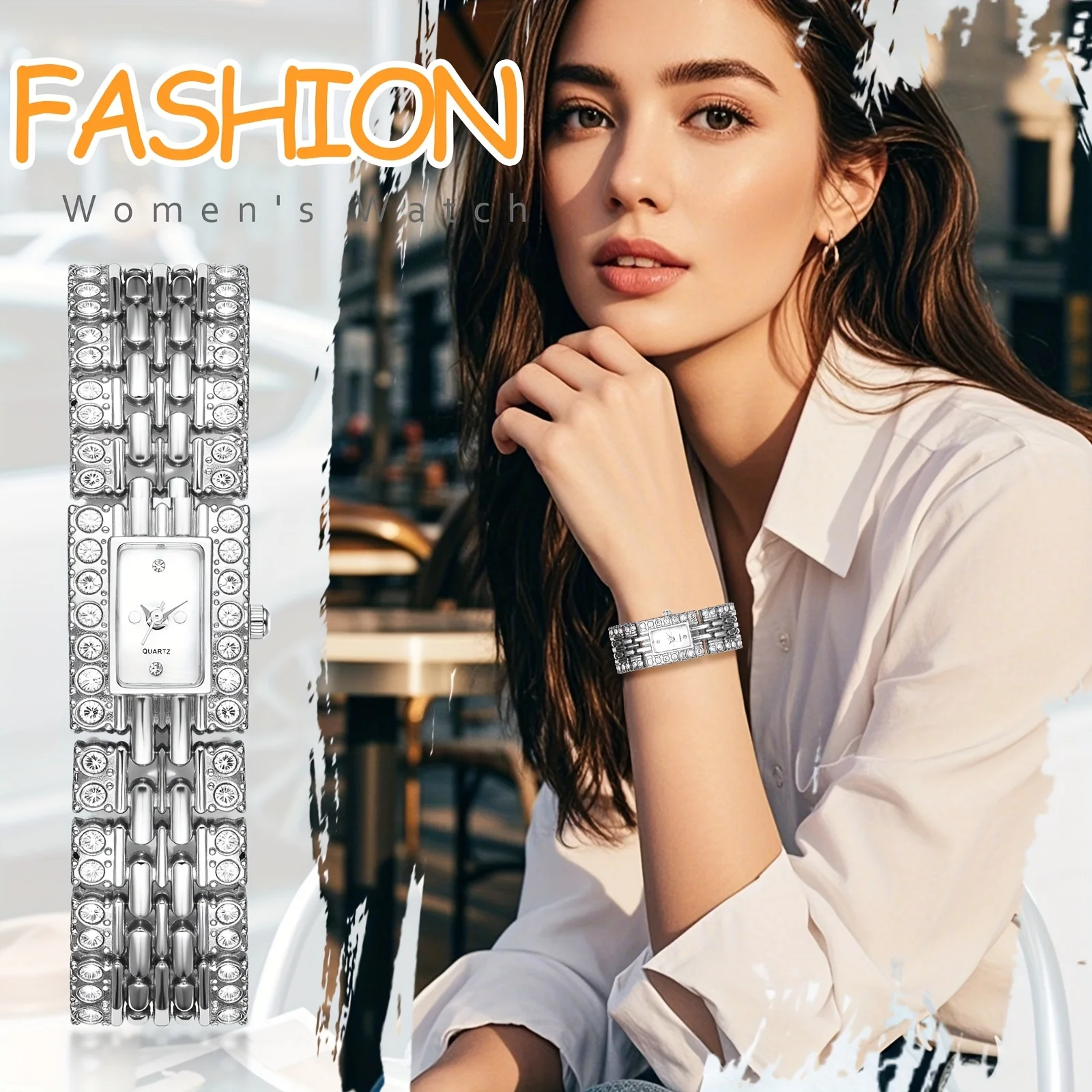 Women's Diamond Watch Bracelet Full Crystal Rhinestone Square Dial Quartz Wristwatch Gold Silver Rose Gold Elegant Ladies Dress Watch Gift
Women's Diamond Watch Bracelet Full Crystal Rhinestone Square Dial Quartz Wristwatch Gold Silver Rose Gold Elegant Ladies Dress Watch Gift