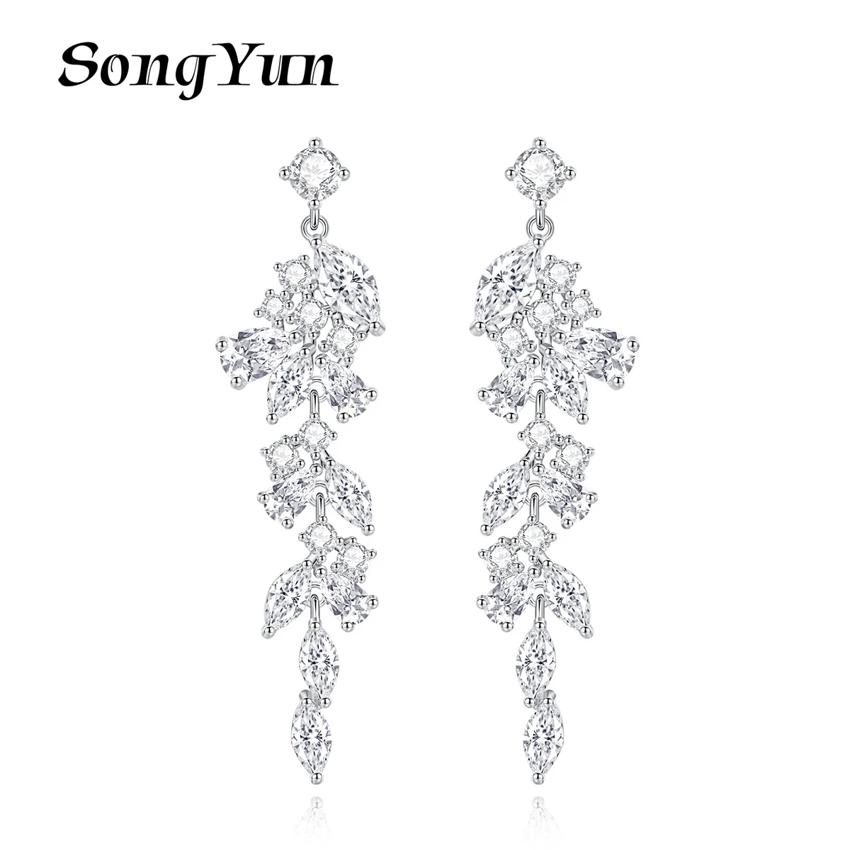SongYun Jewelry MHT Quality Brass Stud Earrings Dangle CZ 7A Zircon Cocktail Party Sister Gift Women Earring Jewelry
SongYun Jewelry MHT Quality Brass Stud Earrings Dangle CZ 7A Zircon Cocktail Party Sister Gift Women Earring Jewelry