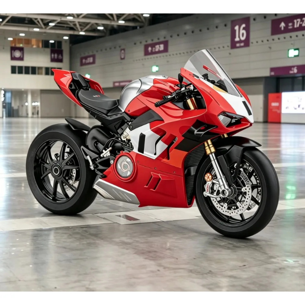 1:6 Scale Ducati V4R Remote Control Alloy Motorcycle, Light & Spray Effect, Simulated Motorbike Collectible Ornament
1:6 Scale Ducati V4R Remote Control Alloy Motorcycle, Light & Spray Effect, Simulated Motorbike Collectible Ornament