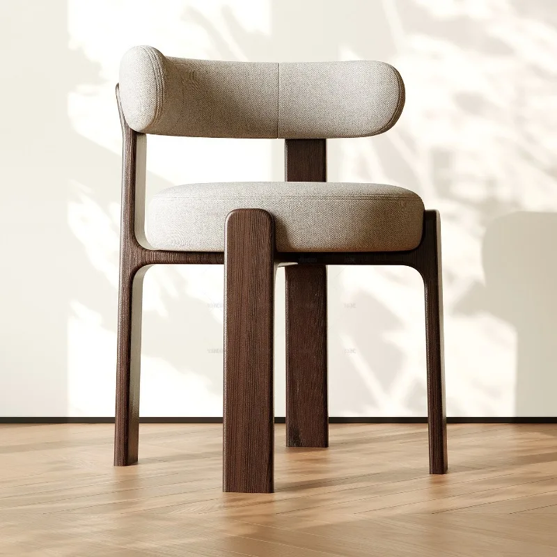 Medieval style home backrest makeup chair modern simple solid wood dining table and chairs ash wood soft bag walnut
Medieval style home backrest makeup chair modern simple solid wood dining table and chairs ash wood soft bag walnut