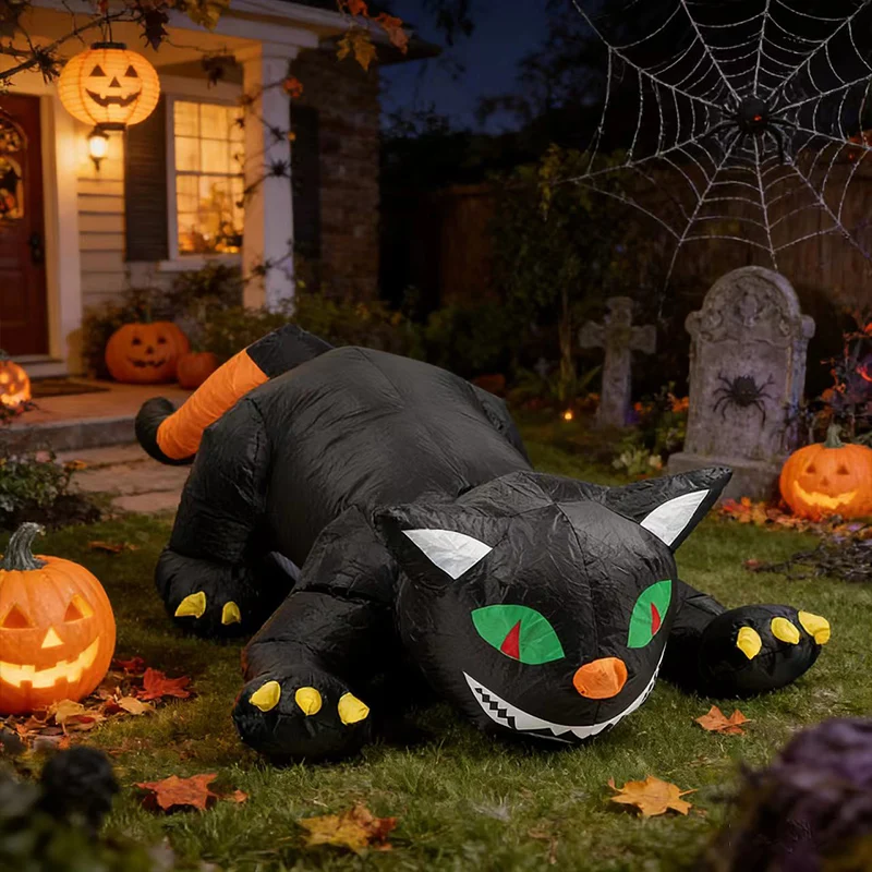 Halloween Bobblehead Black Cat Inflatable Model Suitable for Outdoor Garden, Yard, Festival Activities, Furniture, Room Decoration, Waterproof and Durable, Equipped with a Blower Accessory
Halloween Bobblehead Black Cat Inflatable Model Suitable for Outdoor Garden, Yard, Festival Activities, Furniture, Room Decoration, Waterproof and Durable, Equipped with a Blower Accessory