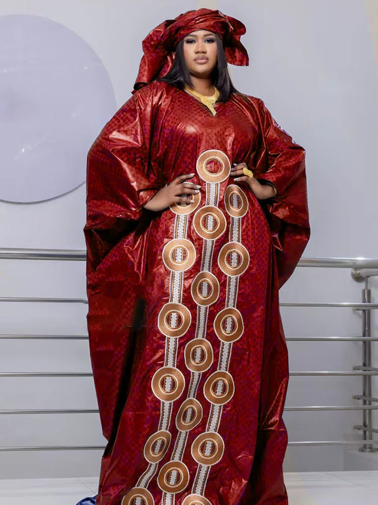 Multicolor Bazin Long Dress-Elegant Abaya Party Dresses for Women-Embroidered African Dresses Perfect for Evening Events and Cel
Multicolor Bazin Long Dress-Elegant Abaya Party Dresses for Women-Embroidered African Dresses Perfect for Evening Events and Cel