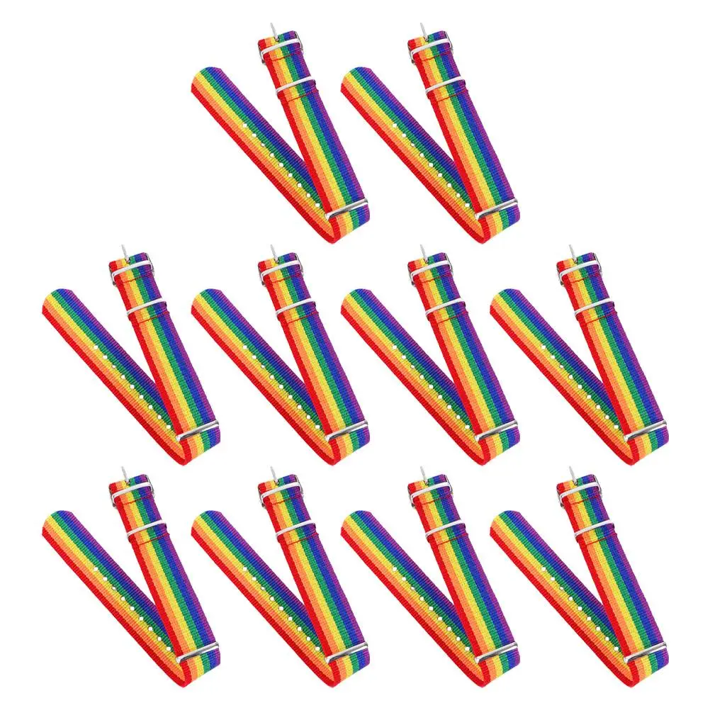 10 Pcs Rainbow Bracelets Colorful Hand Chain Gifts Durable Material Birthday Parties Anniversary Elegant
10 Pcs Rainbow Bracelets Colorful Hand Chain Gifts Durable Material Birthday Parties Anniversary Elegant